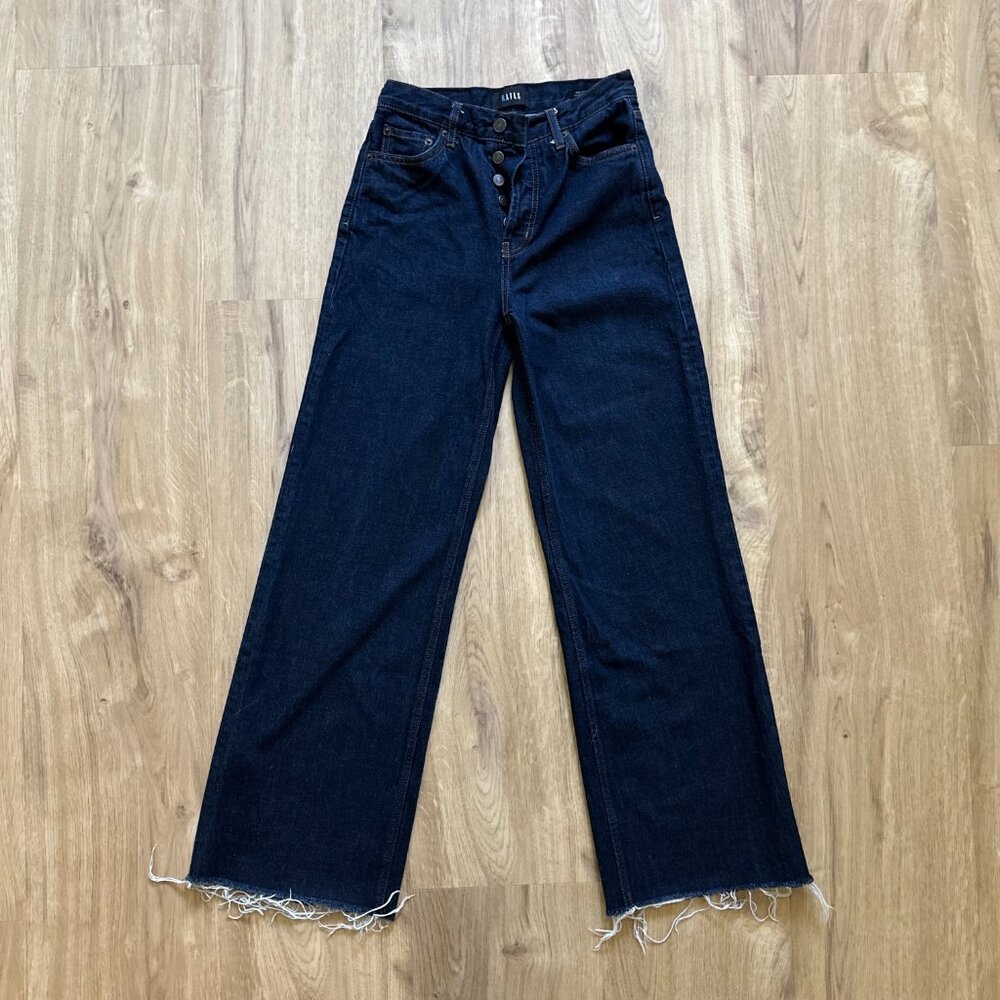 Rails The Getty High Rise Wide Leg Jean in Midnight Blues